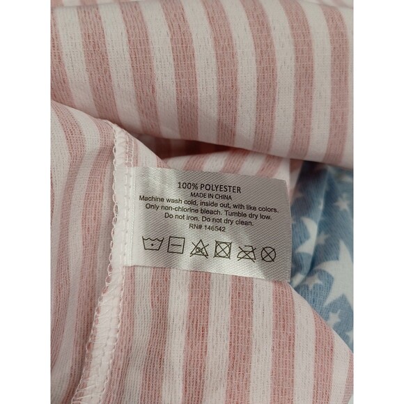 Good Times & Great Adventures Top Womens XXL Red White Blue Stars Stripes - Picture 7 of 7